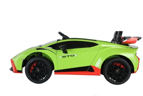 Divvietīgs bērnu elektromobilis Lamborghini STO DRIFT Green