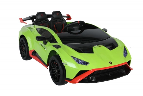 Divvietīgs bērnu elektromobilis Lamborghini STO DRIFT Green