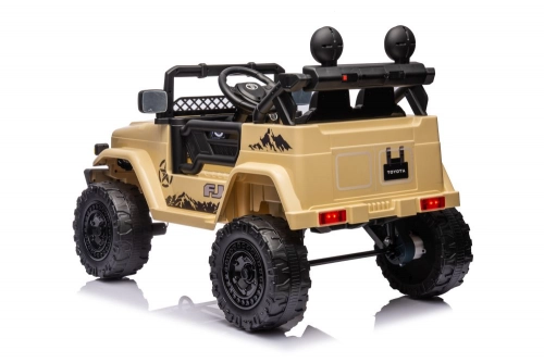 Divvietīgs bērnu elektromobilis Toyota FJ Khaki 4x4