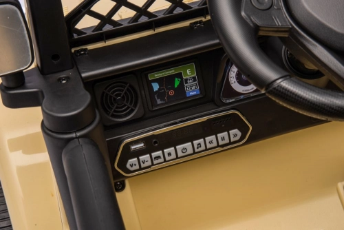 Divvietīgs bērnu elektromobilis Toyota FJ Khaki 4x4