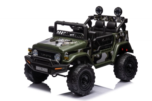 Divvietīgs bērnu elektromobilis Toyota FJ Moro 4x4