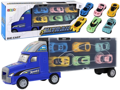 Auto Tir Trailer + 6 cars A trailer in the form of a suitcase