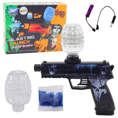 Automatic Water Gel Ball Gun Skull