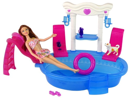 Baby Doll Accessories Swimming Pool Slide