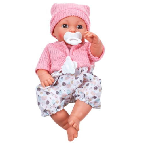 Baby Doll Boy Hat Sweater Pacifier Sounds