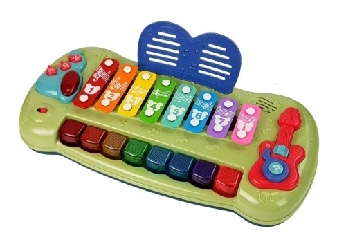 Baby Grand Piano Cymbals Illuminated Keys Music