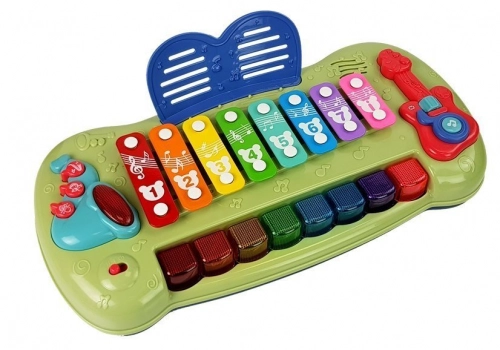 Baby Grand Piano Cymbals Illuminated Keys Music