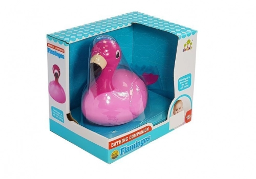 Bath Flamingo Floats on water