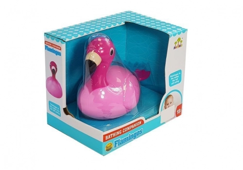 Bath Flamingo Floats on water