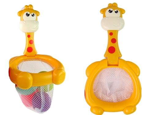 Bath Toy Mini Basketball Giraffe Rubber Balls