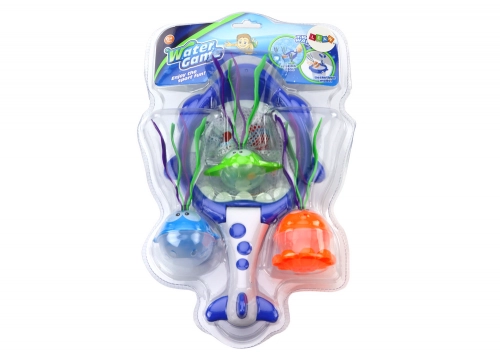 Bath Toys Strainer Basket 2in1 Shark Fish with Algae