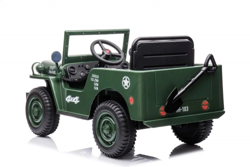 Детский электромобиль JH-103 Army Green 4x4