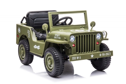 Одноместный электромобиль JH-103 Olive Green 4x4