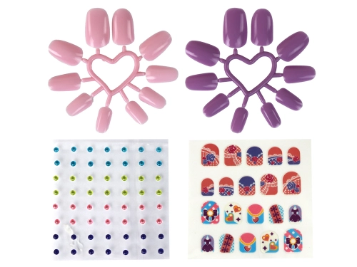 Beauty Set Pink Case DIY Makeup Nails Accessories