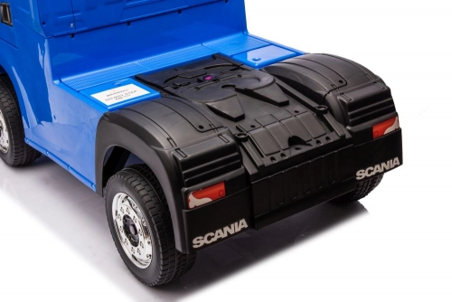 Bērnu elektriskā smagā mašīna Scania 500R HL698 Blue