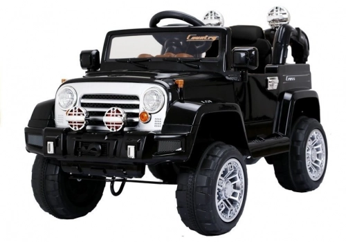 Bērnu elektroauto Jeep JJ245 Black