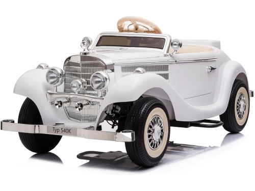 Bērnu elektroauto Mercedes 540K White