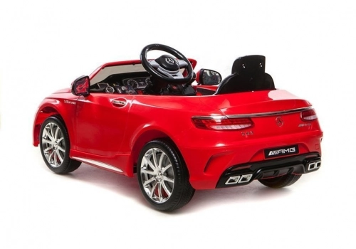 Bērnu elektroauto Mercedes S63 AMG Red