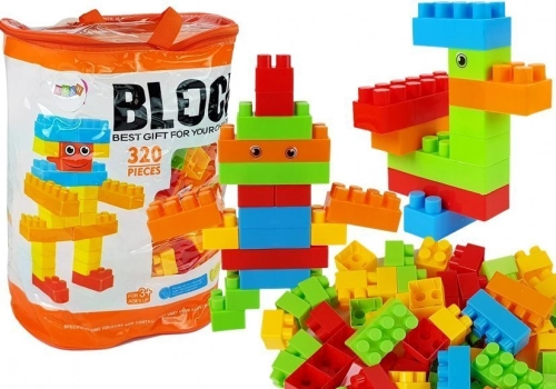 Big Set Construction Bricks in a bag of 320 elements