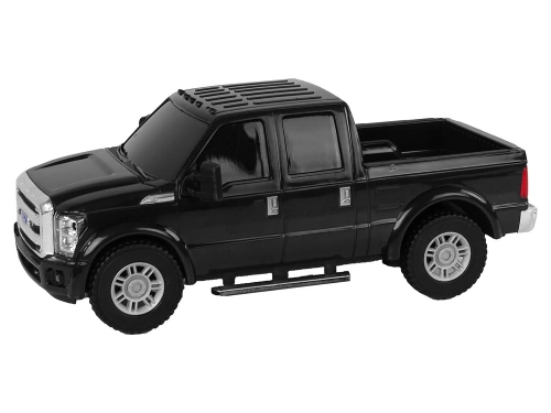 Black Car Ford F-350 Pick Up Friction Drive 1:28