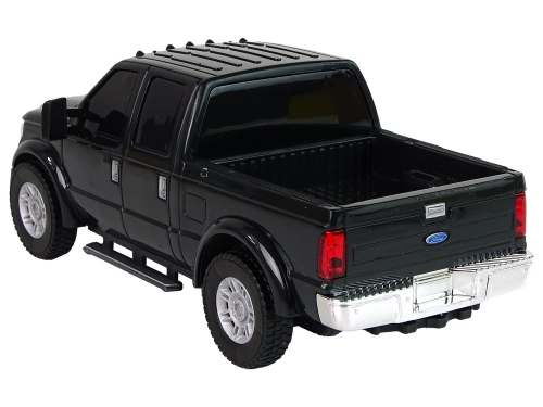 Black Car Ford F-350 Pick Up Friction Drive 1:28