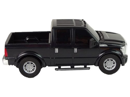 Black Car Ford F-350 Pick Up Friction Drive 1:28