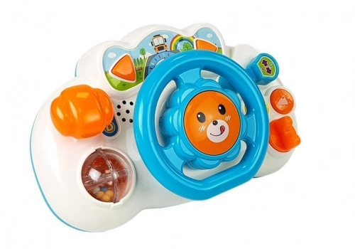 Blue Educational Steering Wheel for Baby