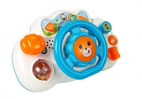Blue Educational Steering Wheel for Baby