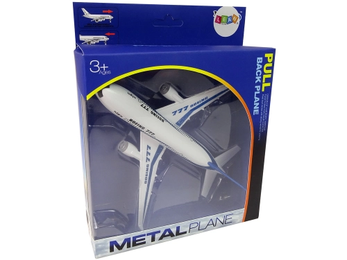 Boeing 777 White Propulsion Passenger Aircraft Lights Sounds