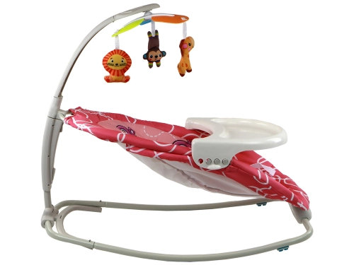 Bouncer Rocker 2in1 Children's Rocker Seat Sounds Vibrations Giraffe