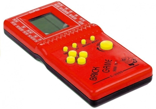 Brick Game Electronic Portable Red
