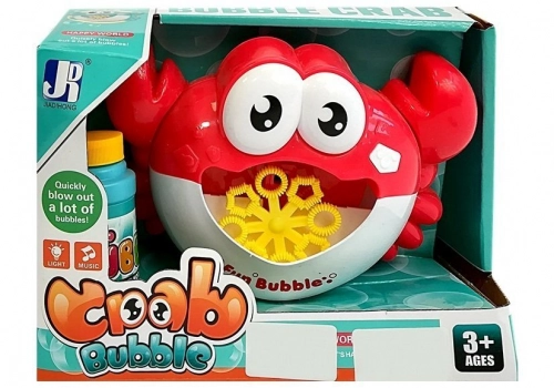 Bubble Making Machine Blower Solution Bubbles Maker Automatic Machine Crab Red