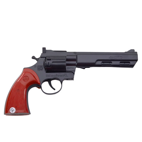 Cap Revolver Gun Prop Shot Sound Black