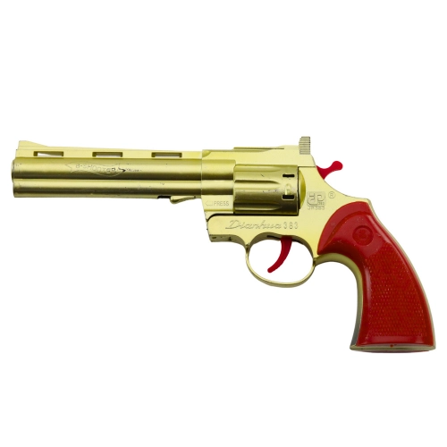 Cap Revolver Gun Prop Shot Sound Gold