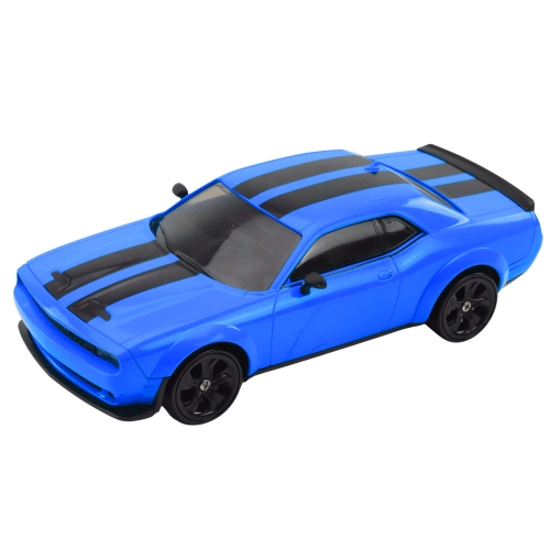 Car Sports Drift Interchangeable Wheels Remote Controlled RC 4WD Blue Sport