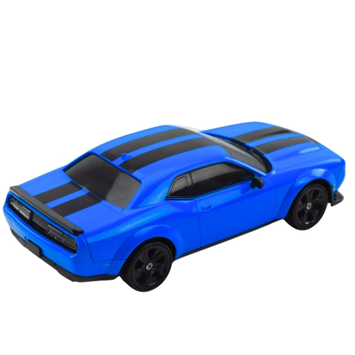 Car Sports Drift Interchangeable Wheels Remote Controlled RC 4WD Blue Sport