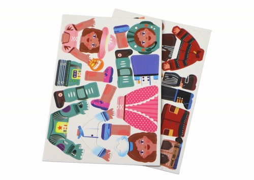 Cartoon Character Theme Magnetic Puzzle Set