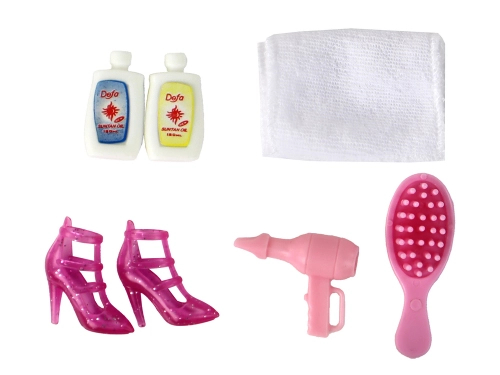 Children's Doll Bathrobe Toilet Bathtub Bathroom
