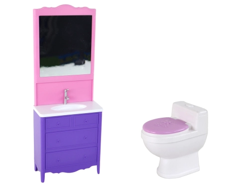 Children's Doll Bathrobe Toilet Bathtub Bathroom