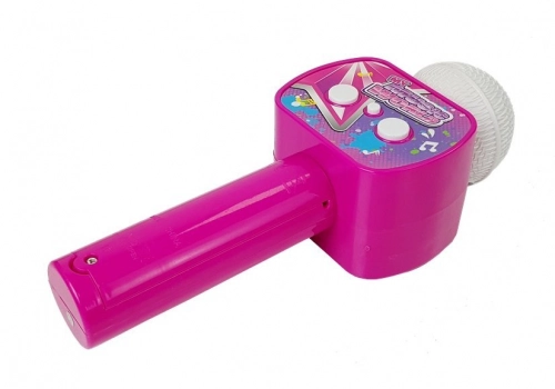 Children's Microphone Wireless Karaoke Bluetooth Speaker Pink