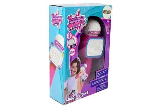 Children's Microphone Wireless Karaoke Bluetooth Speaker Pink