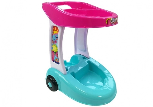 Cleaning Set on a Cart with Vacuum Cleaner