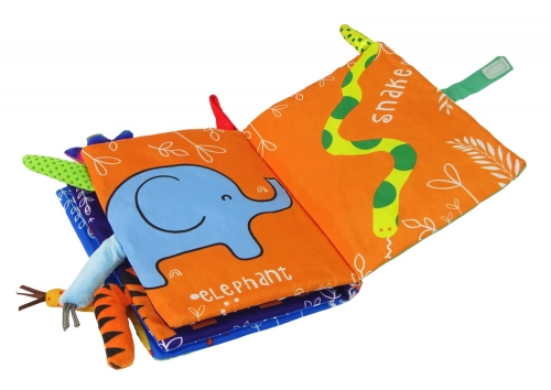 Colorful Jungle Animals Book