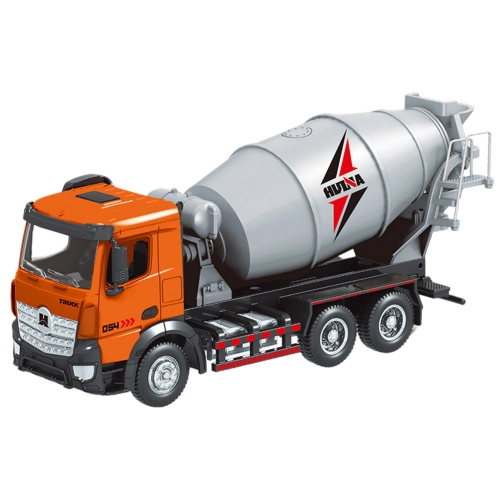 Concrete Mixer Construction Vehicle Metal Huina Orange 1:50