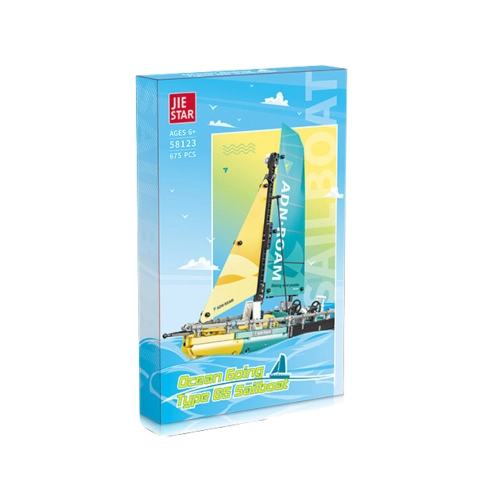 Construction Blocks Sailboat Boat Type 65 Model 675el