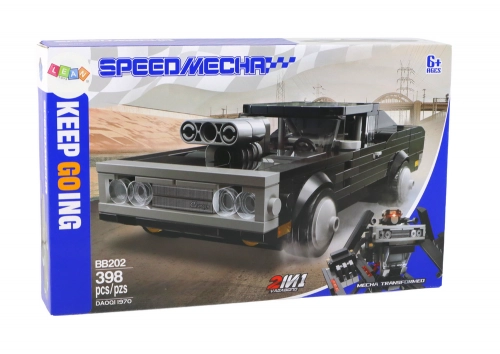Construction Blocks Vehicle Auto Transformation Robot 2in1