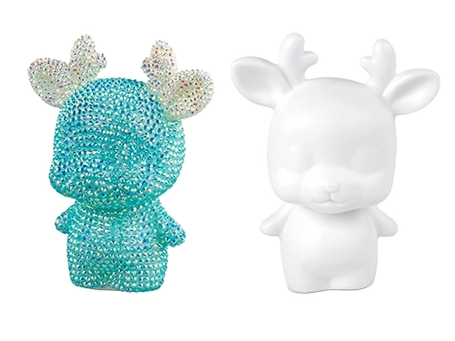 Creative Reindeer Kit DIY Diamonds Crystals Blue