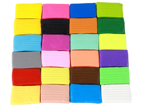 Creative Set of Plastic Clay 24 Colors Mix