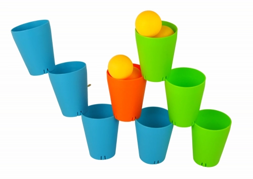 Cups Puzzle Game 3 in 1 44 Pieces