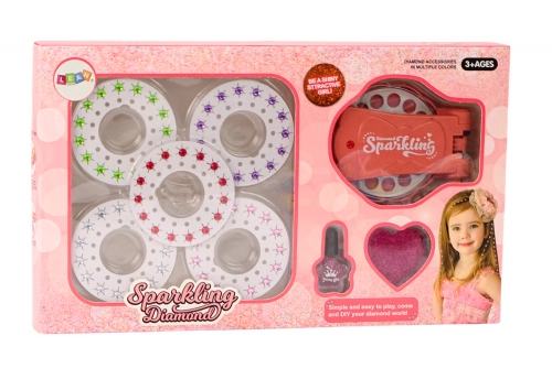 Diamond Glitter Hair Paste Machine Set